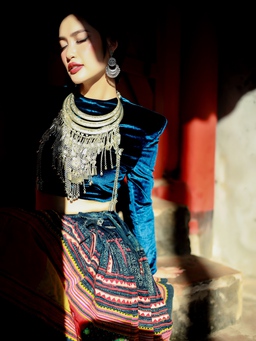 Hoa hậu người Tày giới thiệu văn hóa các dân tộc qua lăng kính thời trang