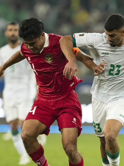 Báo chí Indonesia lo lắng cho hy vọng của đội nhà sau trận thua đậm Iraq