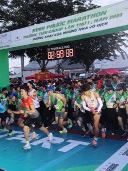 Hoàng Nguyên Thanh giành chiến thắng ở giải marathon Bình Phước - Trường Tươi Group