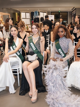 Hoa hậu Lan Anh khoe sắc cùng dàn người đẹp Miss Earth 2023