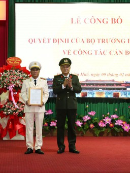 Thượng tá Hồ Xuân Phương giữ chức Phó giám đốc Công an tỉnh Thừa Thiên - Huế