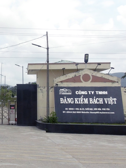 Phú Yên: Khám xét Trung tâm Đăng kiểm phương tiện xe cơ giới 78-02D