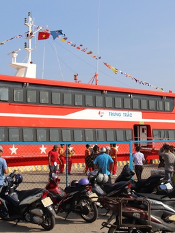 Thêm tuyến tàu cao tốc Trưng Trắc từ Phan Thiết đi đảo Phú Quý