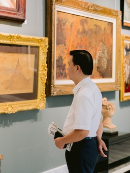 'Hội ngộ' bất ngờ của các danh họa Việt Nam ở Quang San Art Museum