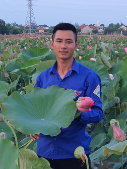 Chàng trai 9X bỏ xứ sở Bạch Dương về quê lập nghiệp với hoa sen