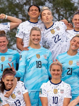 Đội tuyển nữ Mỹ có đầy đủ ngôi sao ở trận gặp đội nữ Việt Nam