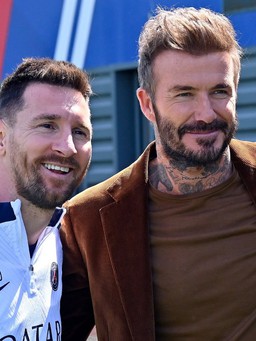 David Beckham nhận một triệu tin nhắn khi Messi gia nhập Inter Miami