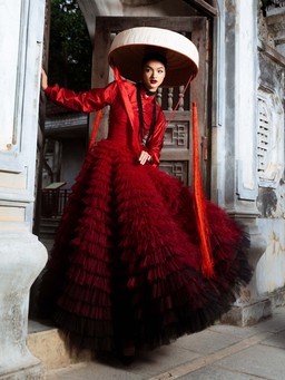 Nguyễn Minh Công đưa hình ảnh ca nương Bắc bộ vào thời trang