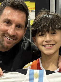 Messi gây sốt mạng xã hội khi chúc mừng sinh nhật bạn thân của con trai