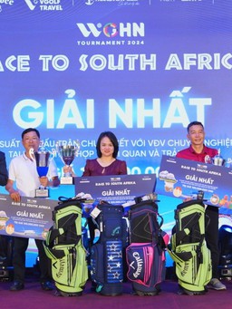Giải golf phong trào 'chơi lớn', trao suất thi đấu tại Nam Phi