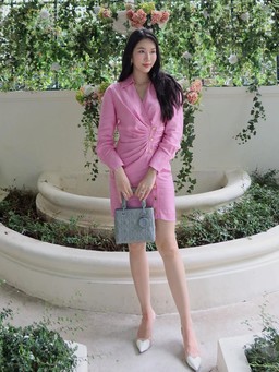 Đầm hồng chuẩn sang, xịn thổi bùng xu hướng thời trang ngọt ngào cho mùa hè này