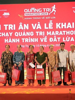 3.000 VĐV tham gia giải chạy Quảng Trị marathon - Hành trình về đất lửa