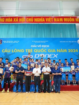 Nhiều nhân tố xuất sắc lên ngôi tại giải vô địch cầu lông trẻ quốc gia 2024