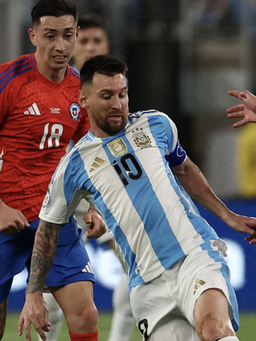 Copa America 2024: Nỗ lực của Messi giúp Argentina khuất phục kình địch Chile phút chót