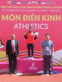 Đại hội thể thao học sinh Đông Nam Á: VĐV Việt Nam đoạt huy chương vàng điền kinh