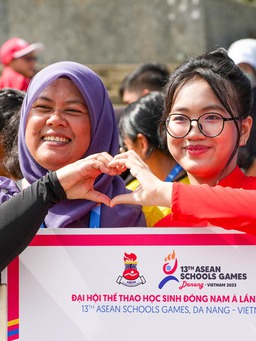 Đại hội thể thao học sinh Đông Nam Á: Tình bạn nảy nở từ sàn đấu