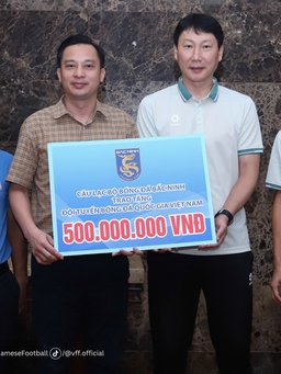 Đội bóng triệu USD của ông Park làm điều bất ngờ, đội tuyển Việt Nam nhận tổng cộng 1,2 tỉ