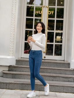 Thể hiện cá tính riêng biệt với muôn kiểu phối quần jeans