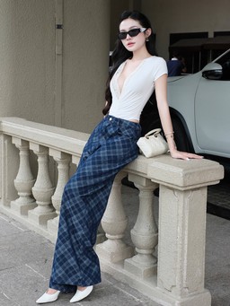 Váy, áo họa tiết ca rô giúp nàng chinh phục mọi phong cách