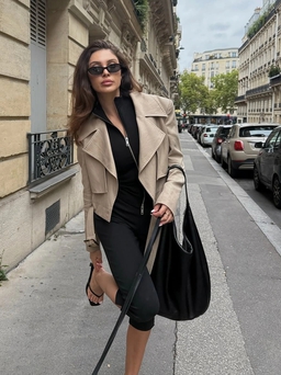 Áo khoác lửng, ngắn nhưng đầy sức hút