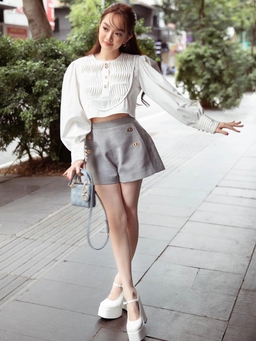 Tự tin khoe cá tính nhưng vẫn nền nã với giày platform