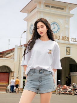 Áo phông họa tiết nhân đôi cá tính cho phong cách đường phố