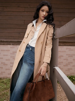 Phối đồ xếp lớp mùa đông chuẩn xu hướng, sang trọng với sơ mi trắng