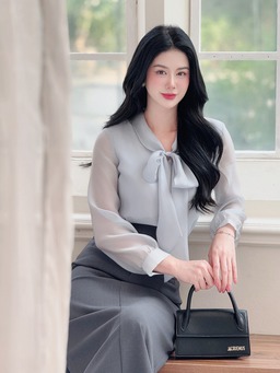 Áo sơ mi thắt nơ, điểm nhấn thanh lịch cho nàng công sở