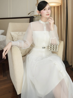 Đầm sơ mi, tưởng đơn giản mà sang hết nấc