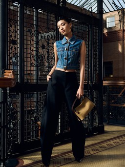 Áo gile denim, lựa chọn mới lạ cho những ngày gió thu