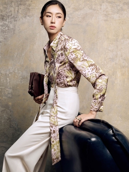 Sơ mi trơn, sơ mi họa tiết là điểm nhấn khó quên cho phong cách thanh lịch