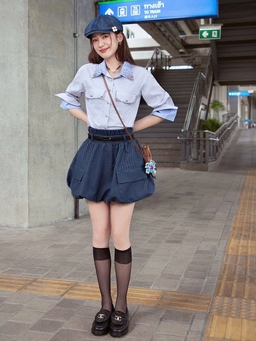 Chân váy bí trở lại, 'đốn tim' mọi cô gái mê sự ngọt ngào