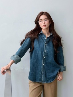 Phối đồ mùa hè thật năng động cùng áo sơ mi denim