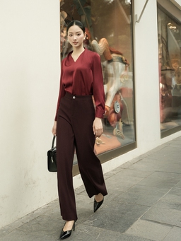 Dễ mặc, dễ đẹp khi phối đồ đồng màu