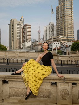 Chân váy chấm bi, điểm nhấn cổ điển cho phong cách hè