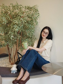 Giày búp bê đế bệt giúp nàng di chuyển linh hoạt mỗi ngày