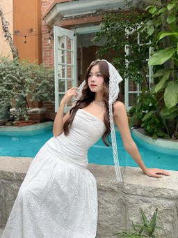 Nâng tầm mọi set đồ mùa hè cùng khăn turban ren