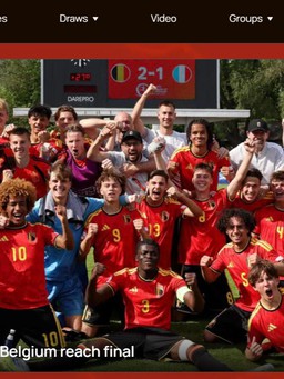 Đối thủ Bỉ của U.17 Việt Nam tại World Cup thắng sốc, vào chung kết châu Âu