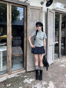 Áo sơ mi kẻ ca rô giúp người mặc 'ăn gian' chiều cao