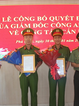 Thượng tá Mai Phương Nam làm Trưởng công an TP.Phú Quốc