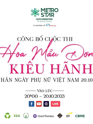 Chương trình công bố cuộc thi 'Hoa mẫu đơn kiêu hãnh' nhân ngày Phụ nữ Việt Nam