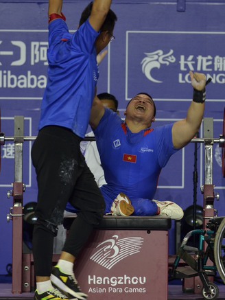 Liên tiếp phá kỷ lục nhưng Nguyễn Bình An không thể bảo vệ HCV Asian Para Games