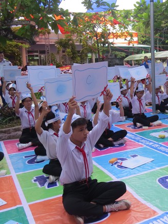 Quảng Ngãi: Học sinh tham gia cuộc thi Em yêu biển, đảo quê hương