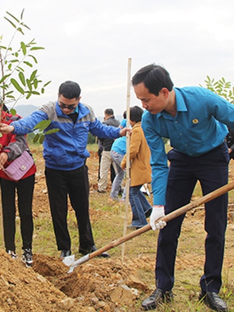 Tết trồng cây, phủ xanh Khu công nghệ cao TP.Đà Nẵng