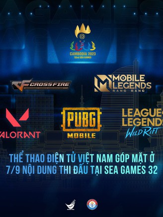 Thể thao điện tử Việt Nam góp mặt 7/9 nội dung thi đấu tại SEA Games 32