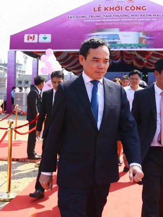 Phó thủ tướng Trần Lưu Quang dự lễ khởi công trung tâm thương mại Aeon Mall Huế