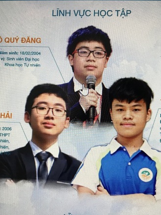 Ba ứng viên Gương mặt trẻ tiêu biểu thành tích 'khủng' của một Trường ĐH