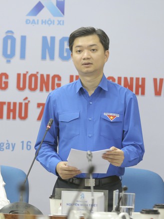 Anh Nguyễn Minh Triết: 'Sẽ tăng nhân sự sinh viên trong Ban Chấp hành Hội Sinh viên'