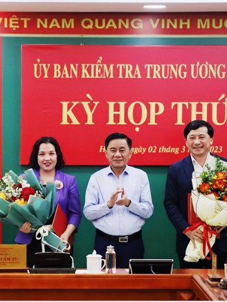 Ủy ban Kiểm tra T.Ư có 2 phó chủ nhiệm mới