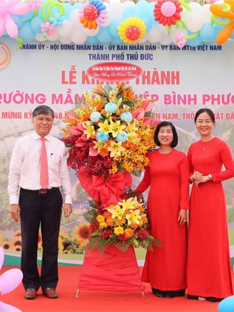 TP.Thủ Đức,TP.HCM khánh thành 3 trường mầm non tổng mức đầu tư hơn 150 tỉ đồng